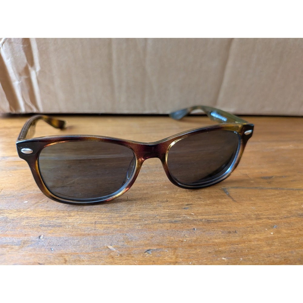 Ray-Ban Junior Sunglasses RJ 9052S 152/73 Brown Horn Rim 47-15-125 Boys